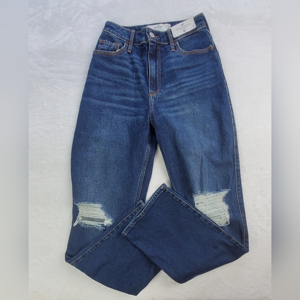 Hollister Ultra High-Rise Dad‎ Jeans Size 25